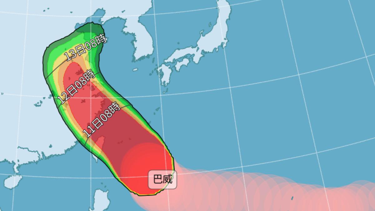 天氣/巴威今晚風雨最猛!北台灣入暴風圈 氣象署:防豪雨以上
