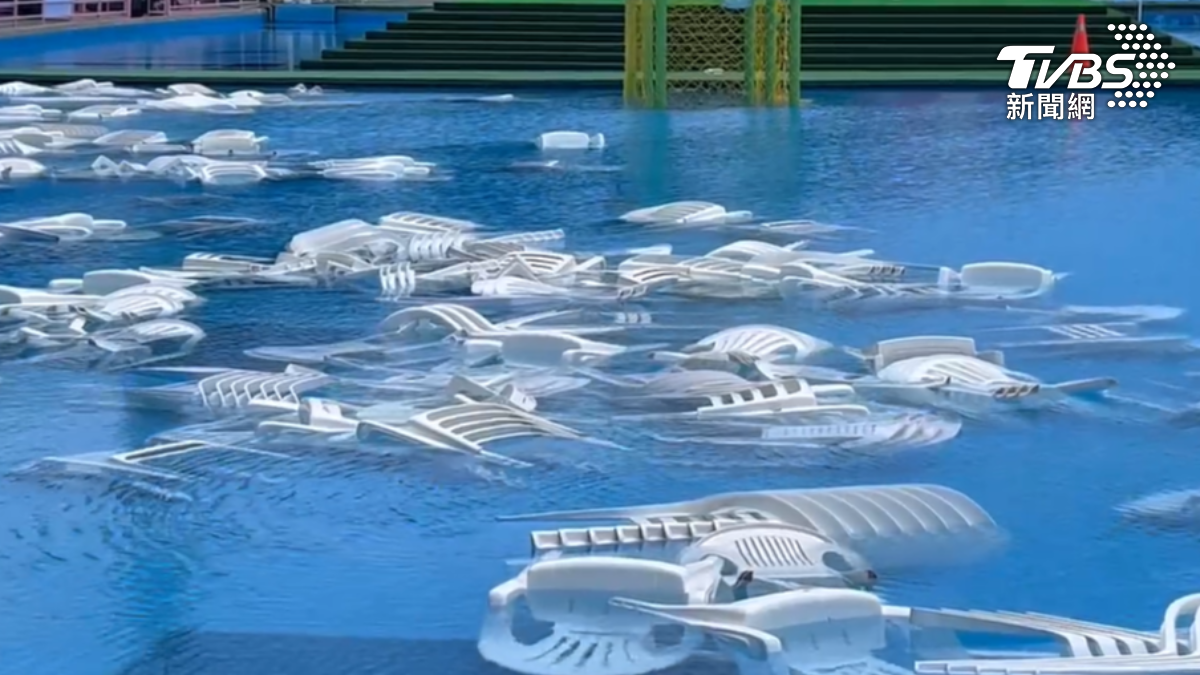童玩節白椅泡水池!獨木舟灌水固定 各地防颱奇招一次看