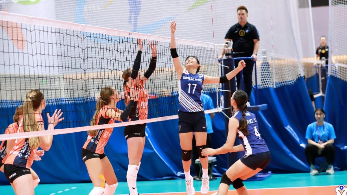 世界中學生排球賽，台灣女排奪冠。（圖／Facebook高中體總 Chinese Taipei School Sport Federation）