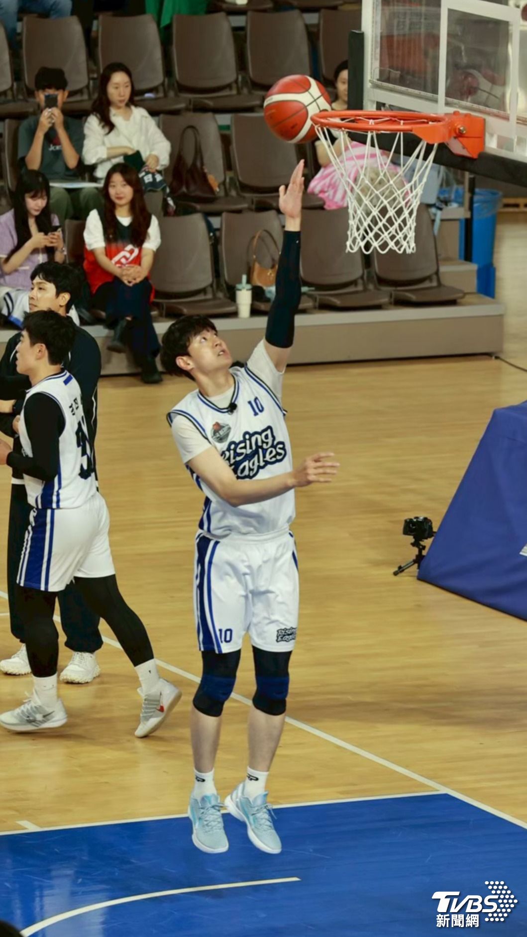 10號文秀寅幾乎打滿全場，是球賽的最大功臣之一。（圖／黃城碩攝）