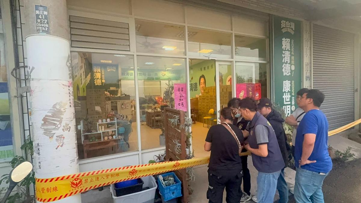 苗栗議員翁杰服務處被洗劫!慣竊颱風天闖空門 偷現金洋酒