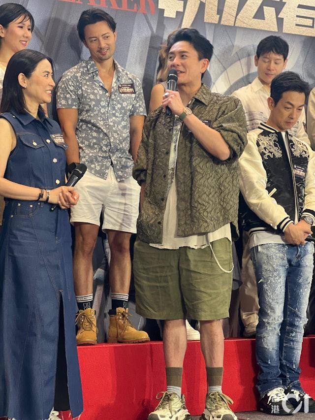自7月1日後，多場宣傳活動及大結局晚宴均未見梁烈唯（綠衣）身影。（圖／香港01提供）