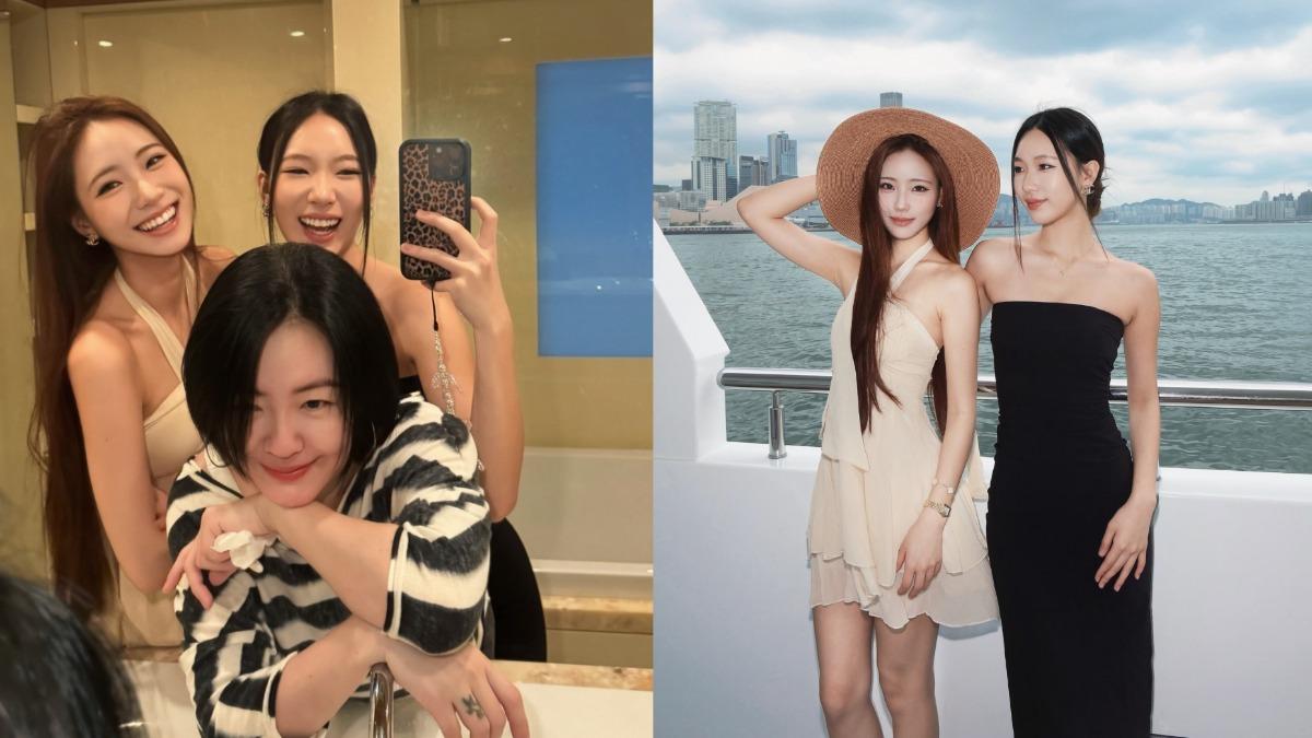 小S的大女兒、二女兒外型都很亮眼，適合走演藝圈。(圖／翻攝許韶恩Lily IG）