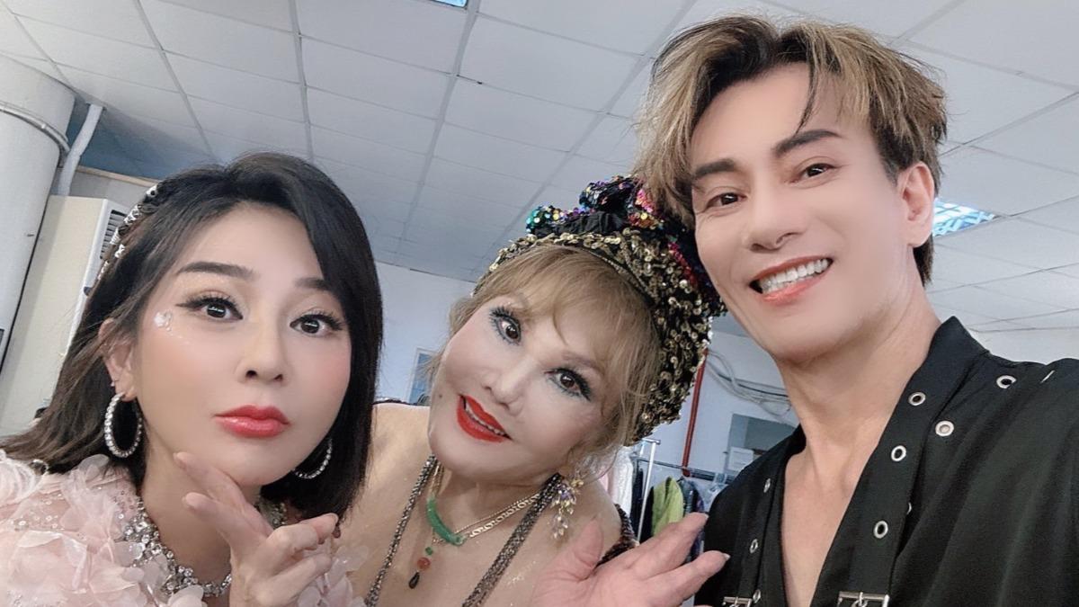 王彩樺（左起）、澎澎、超跑杰克。（圖／超跑杰克提供）