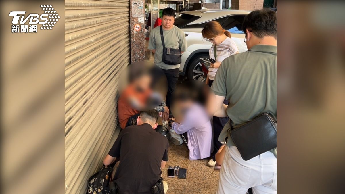 林姓嫌犯涉大量販毒遭警方埋伏,看準時機壓制逮捕。(圖/TVBS)
