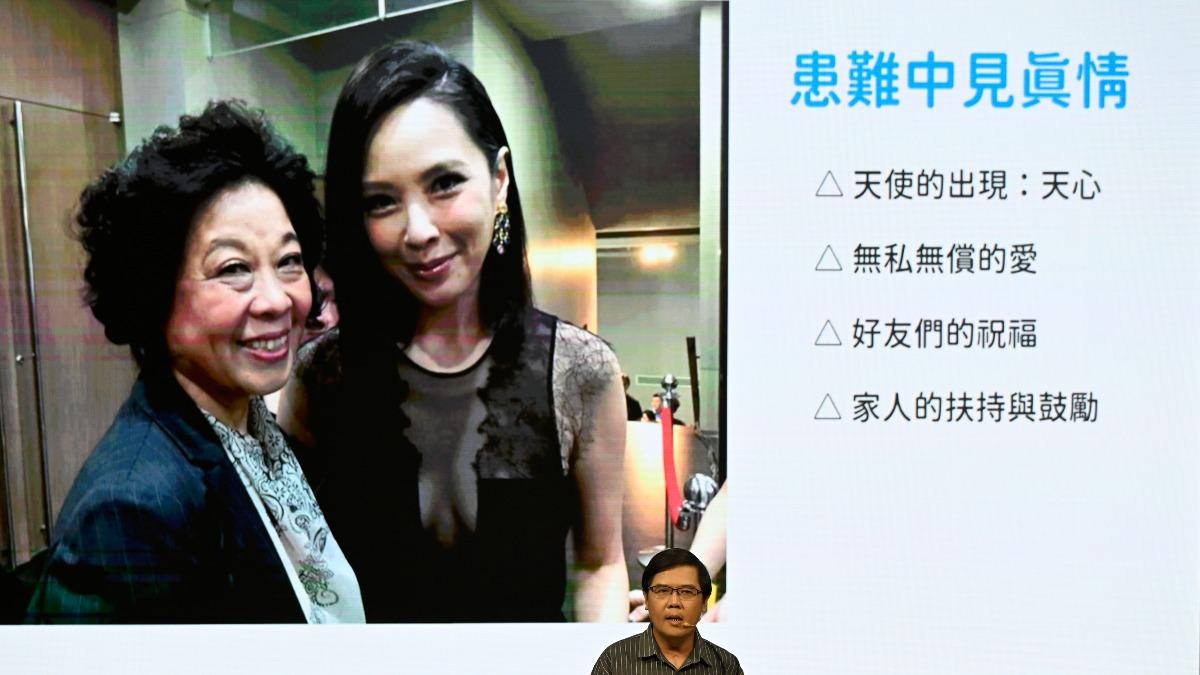天心不斷鼓勵王傳宗對抗病魔。(圖/大愛提供)