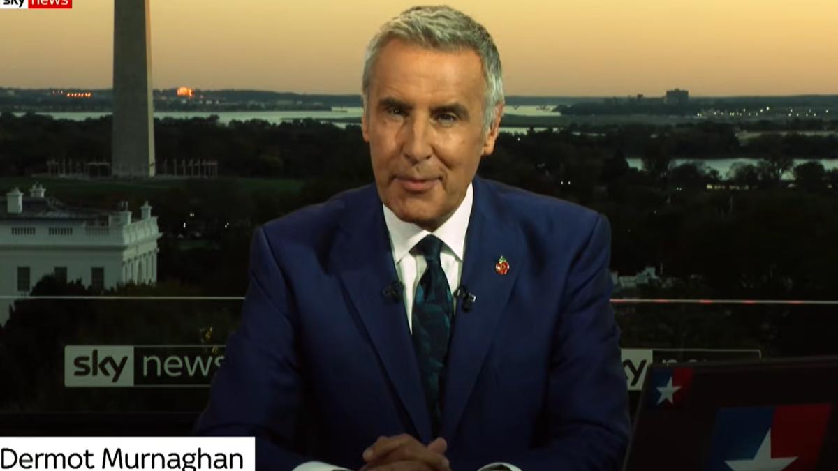 英國資深主播默納漢(Dermot Murnaghan)。(圖／翻攝YT@Sky News）