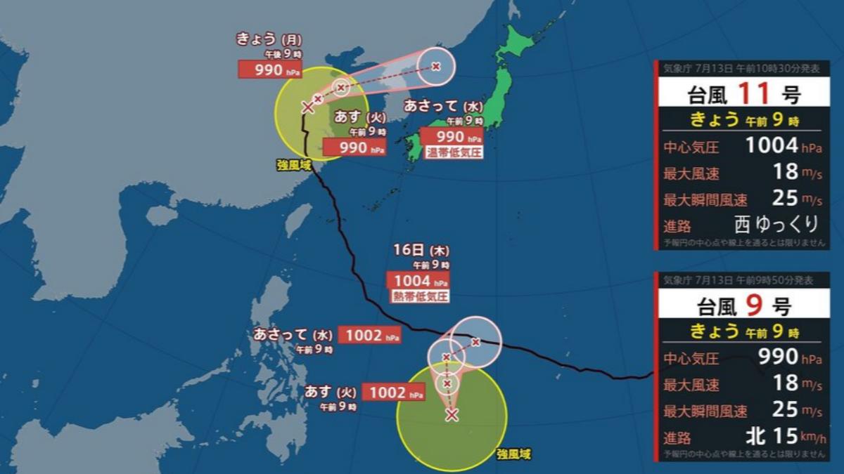 颱風海神生成！日氣象廳預測路徑出爐　大迴轉北上對台影響曝