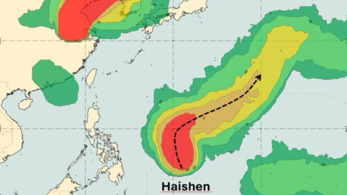 天氣／海神轉彎了！吳聖宇見路徑「是短命颱」：後面還有3颱風