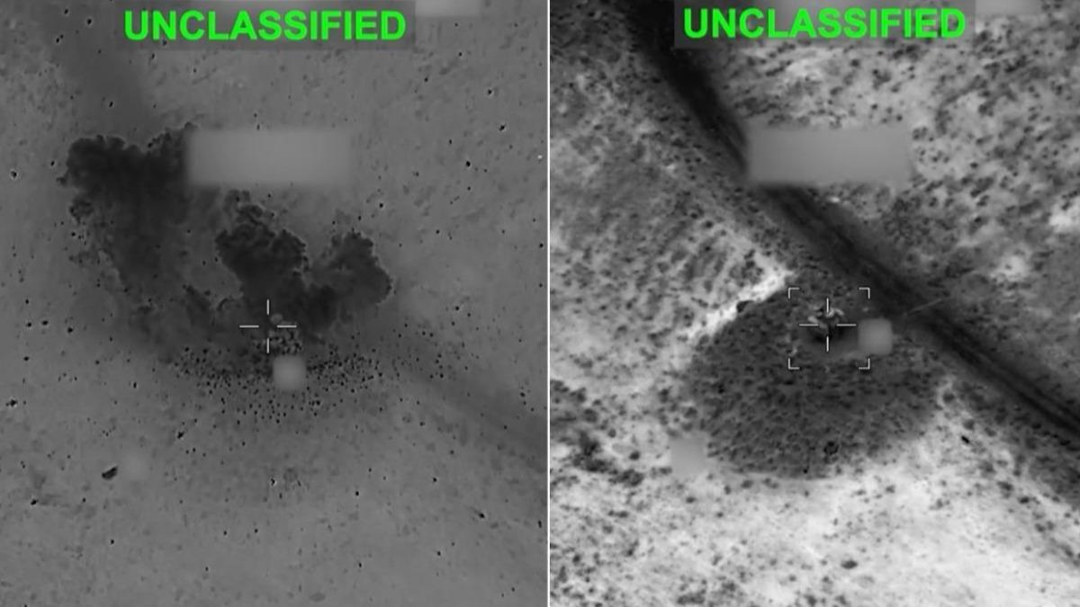美軍轟炸伊朗140目標。(圖/翻攝自X@CENTCOM)