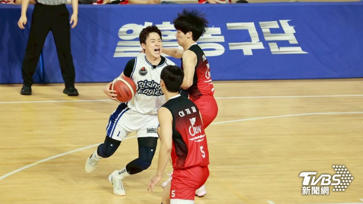 整場比賽朴燦雄幾乎都在場上,是球隊的支柱。(圖/黃城碩攝)