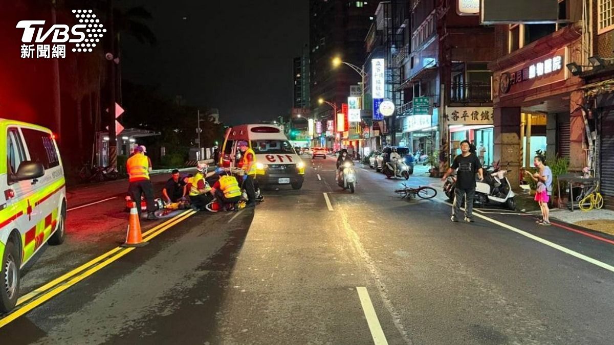 桃園八德死亡車禍!自行車遭汽車猛撞 騎士噴飛重摔慘死