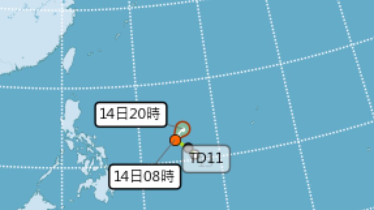 海神成「短命颱」！生成1天就減弱　今午後雨勢最明顯