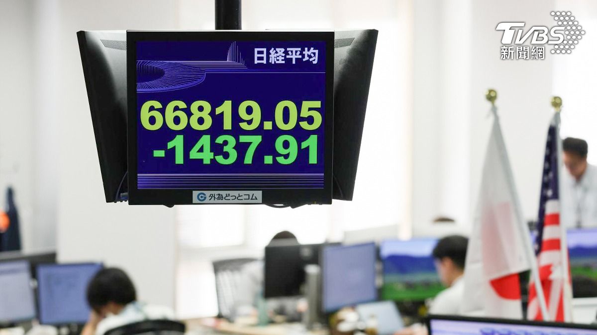 日韓股賣壓未退!日經開盤跌逾7百點 軟銀、鎧俠一度跌5%