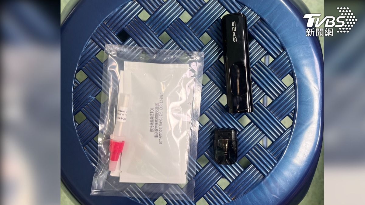 警方到場後發現肇事駕駛神情異常,毒品篩驗更驗出多種毒品反應(圖/TVBS)