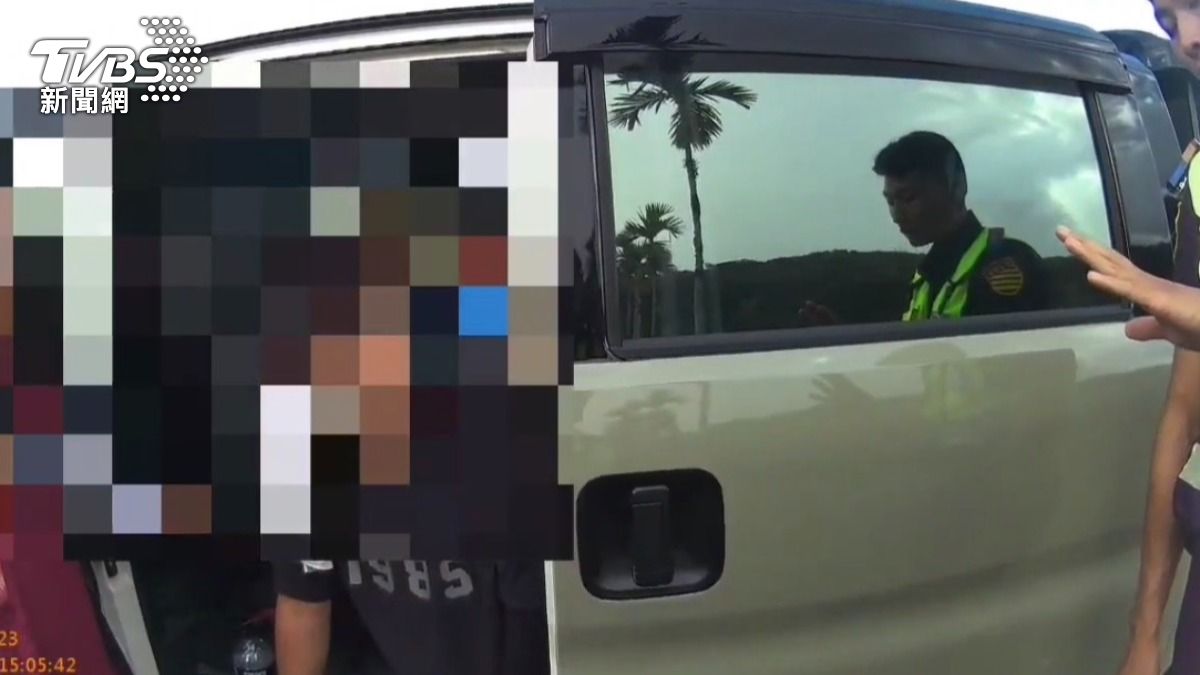 陳男第一時間拒絕酒測。(圖/TVBS)