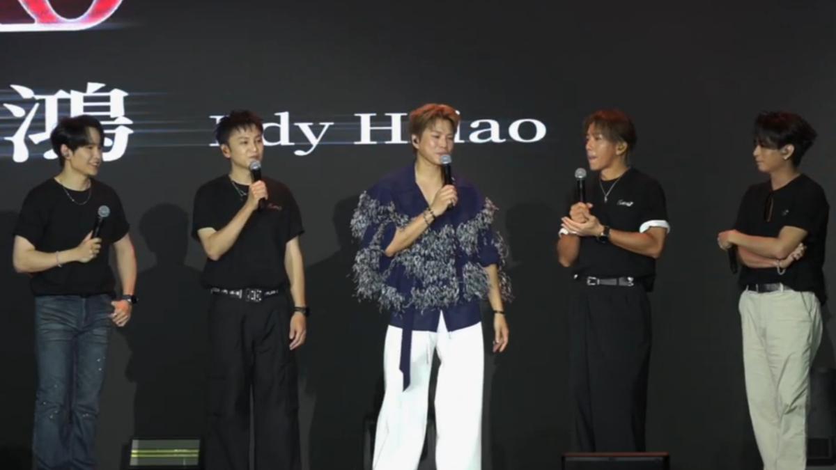 阿弟演唱會上,Energy難得合體同台。(圖/相信音樂)