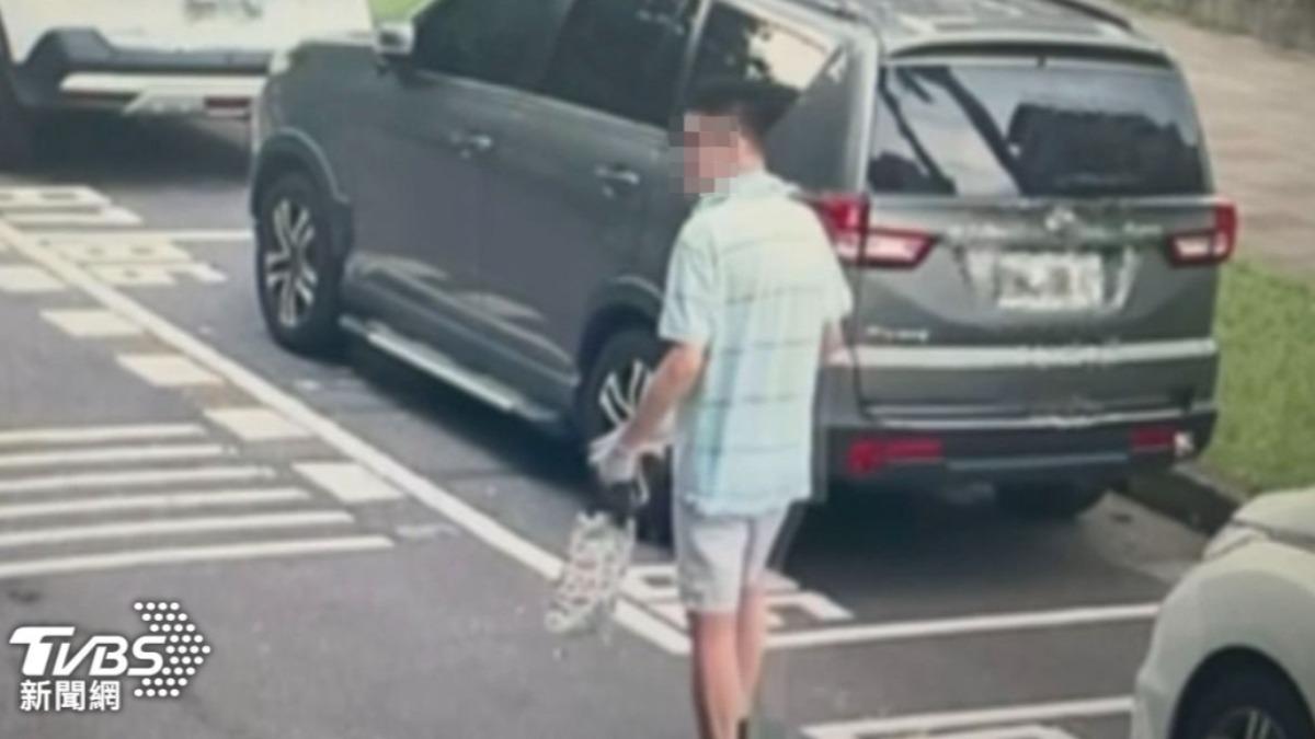 林嫌和妻子說出門找人後,便前往音樂教室行兇。(圖/TVBS)