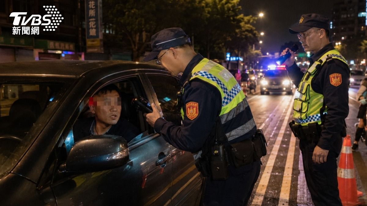 台灣毒駕過多，警察加強臨檢也無法解決。（示意圖/TVBS）