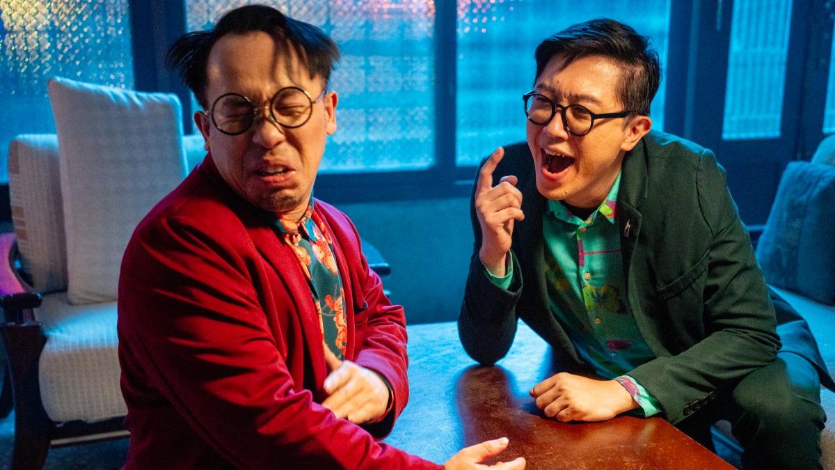 雙人漫才團體「達康.come」推出新專輯《明天初老的我不在你眼裡》。(圖/有笑果漫才提供)
