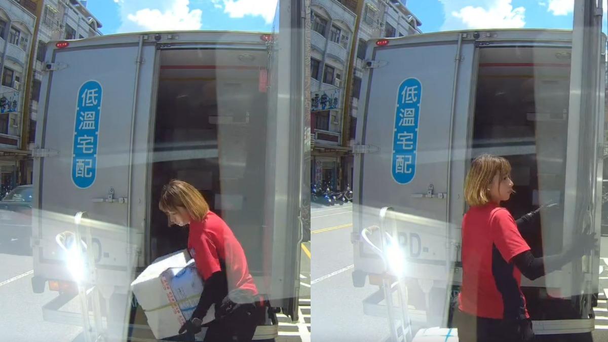 全網暴動求認識!嘉義「最美物流士」俐落搬貨 閨密證實:本人單身
