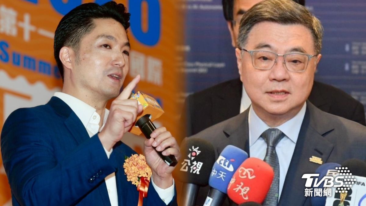 卓榮泰致歉，蔣萬安不買單。（圖／華子琛攝、行政院提供）