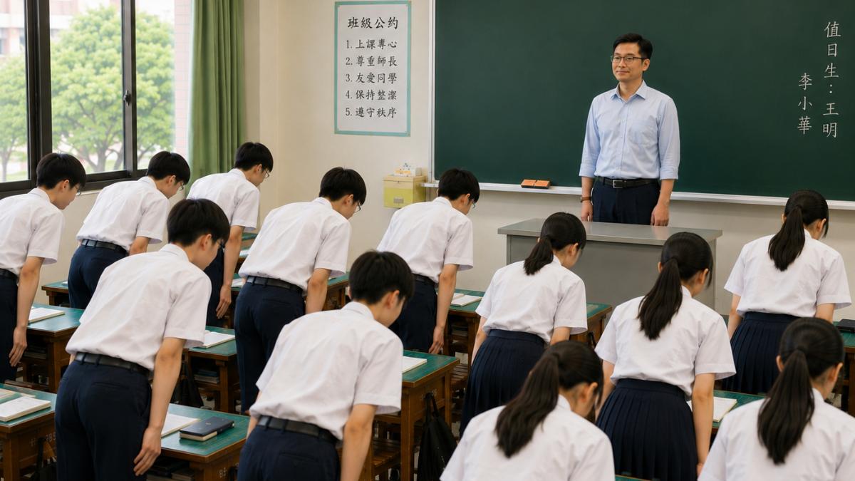 贊成嗎?李家同疾呼恢復上下課「起立敬禮」:尊師重道禮節