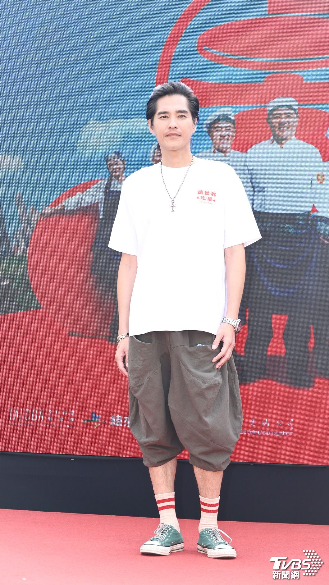 藍正龍出席記者會。(圖/張哲鳴攝)