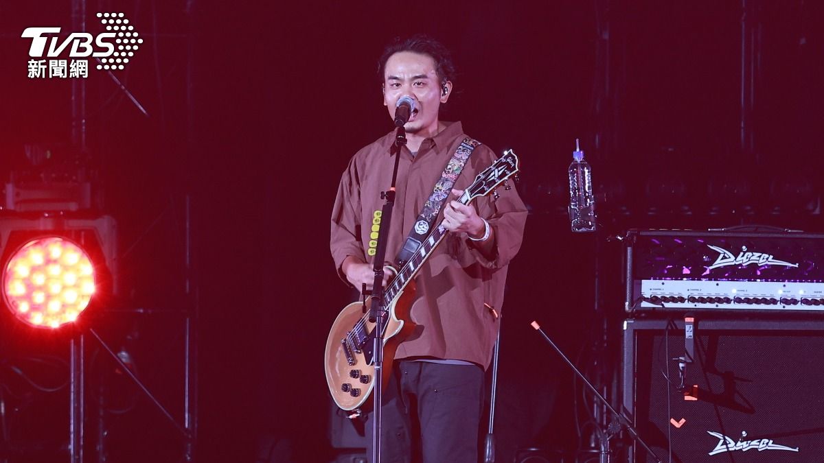 楊大正激情飆唱。（圖／黃城碩攝）