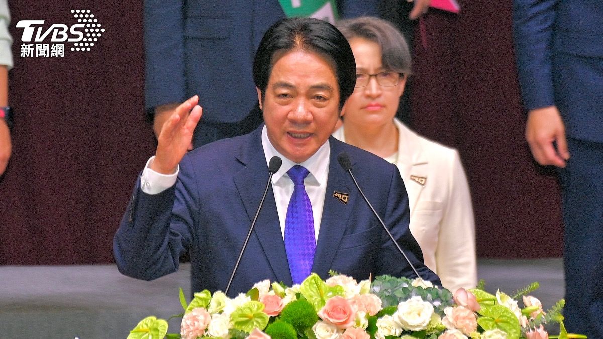 喊話團結對抗「紅色恐怖」 賴清德:不讓民主台灣變中國台灣