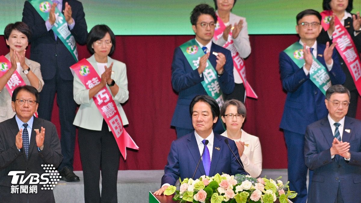 賴清德19日出席全代會。（圖／胡瑞麒攝）