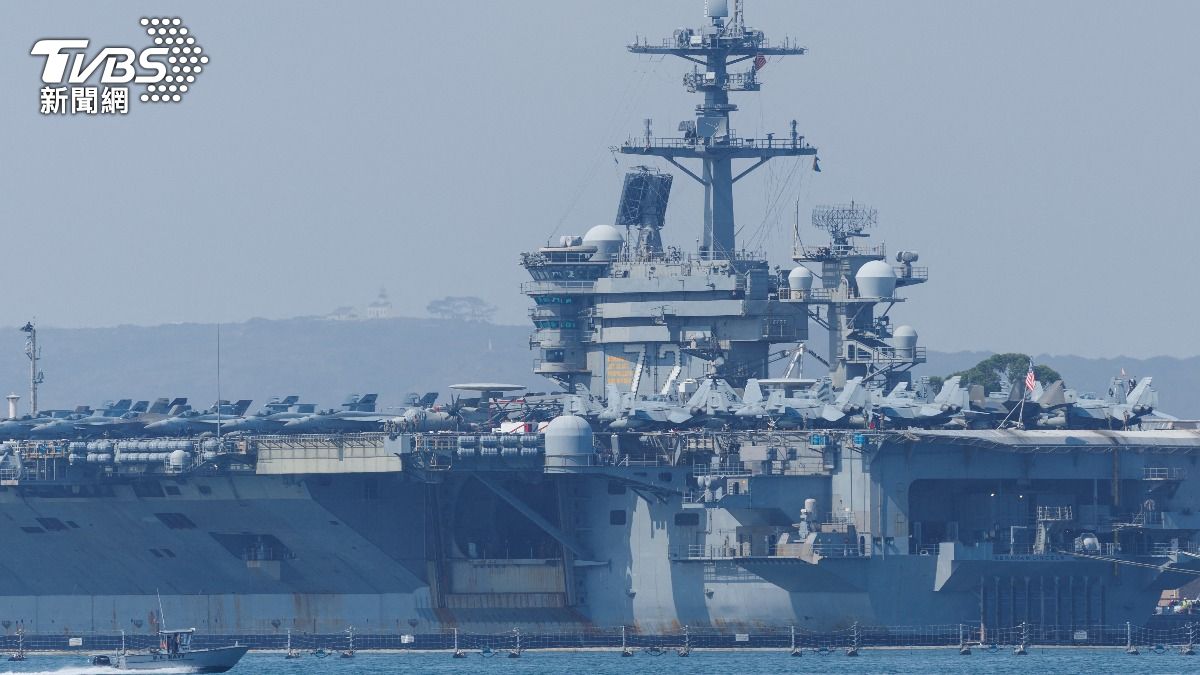 美軍連續第八晚空襲伊朗，派出雙航艦重兵集結，以色列也有戰機已經進駐待命。（圖／達志影像路透社）