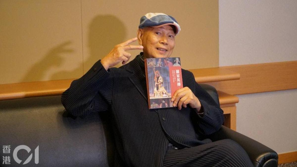 羅家英昨日現身香港書展。(圖/香港01)