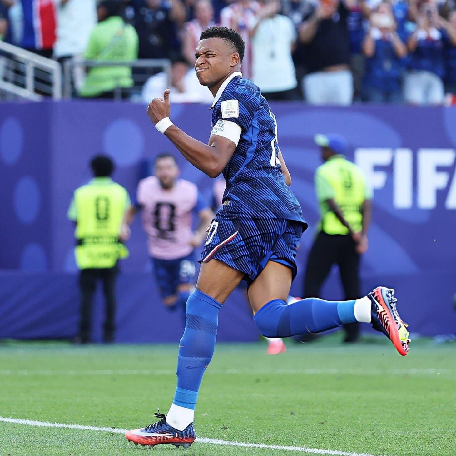 法國隊長基利安・姆巴佩（Kylian Mbappé），在本屆正式轉型為中路中鋒，向世人展現統治級火力。（圖／翻攝自IG@k.mbappe）