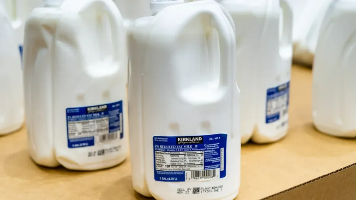 好市多自家品牌(Kirkland Signature)的加侖裝牛奶以「超難開啟」聞名。(圖/達志影像shutterstock)