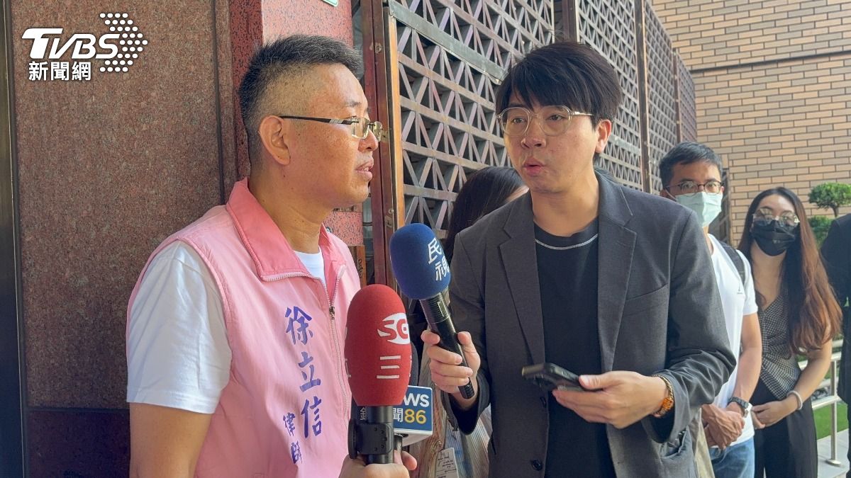 台北市議員徐立信。（圖／潘千詩攝）