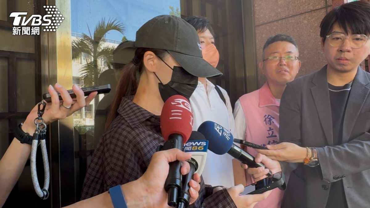 受害幼童的媽媽。（圖／潘千詩攝）
