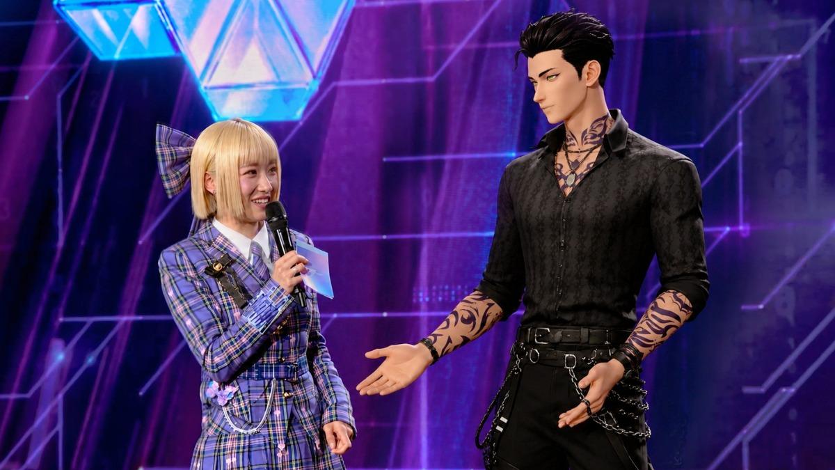 Lulu(左)與選手王太極。(圖/ VIVE ORIGINALS提供)