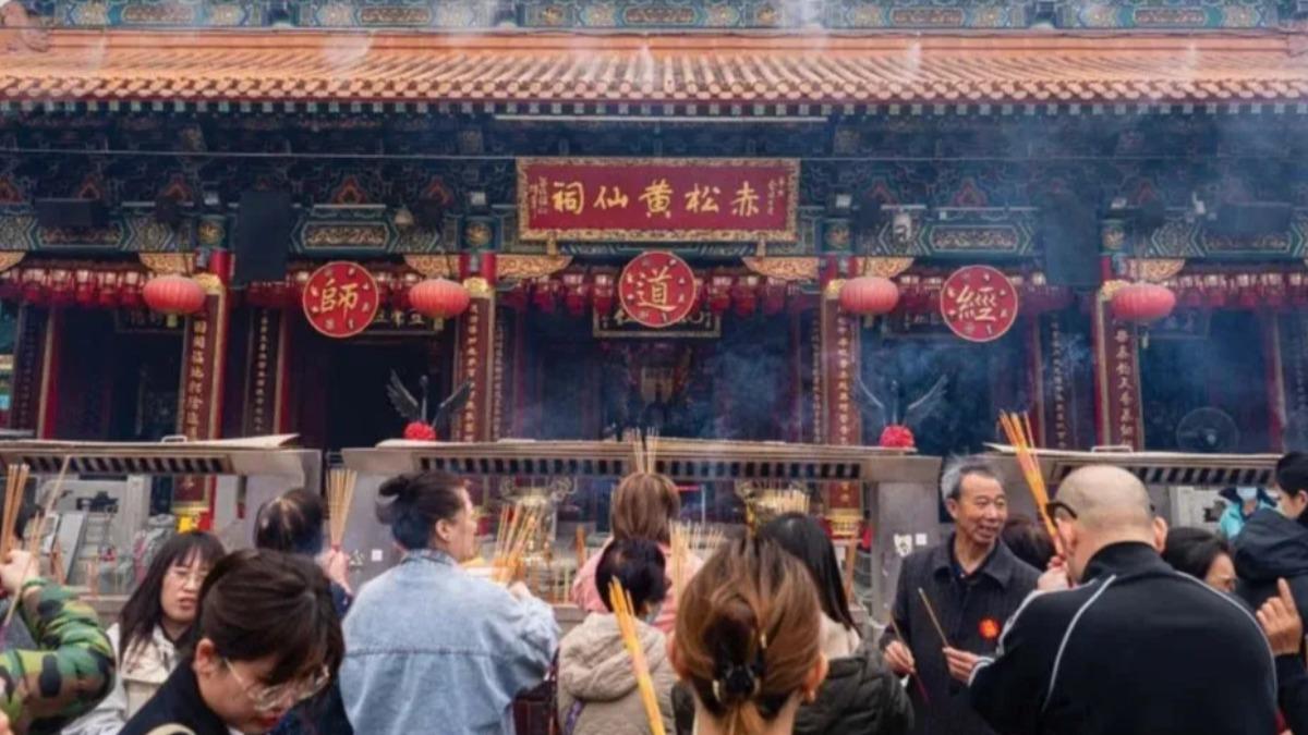 黃大仙祠被不少人封為「香港最靈的廟」。(圖/香港旅遊發展局)