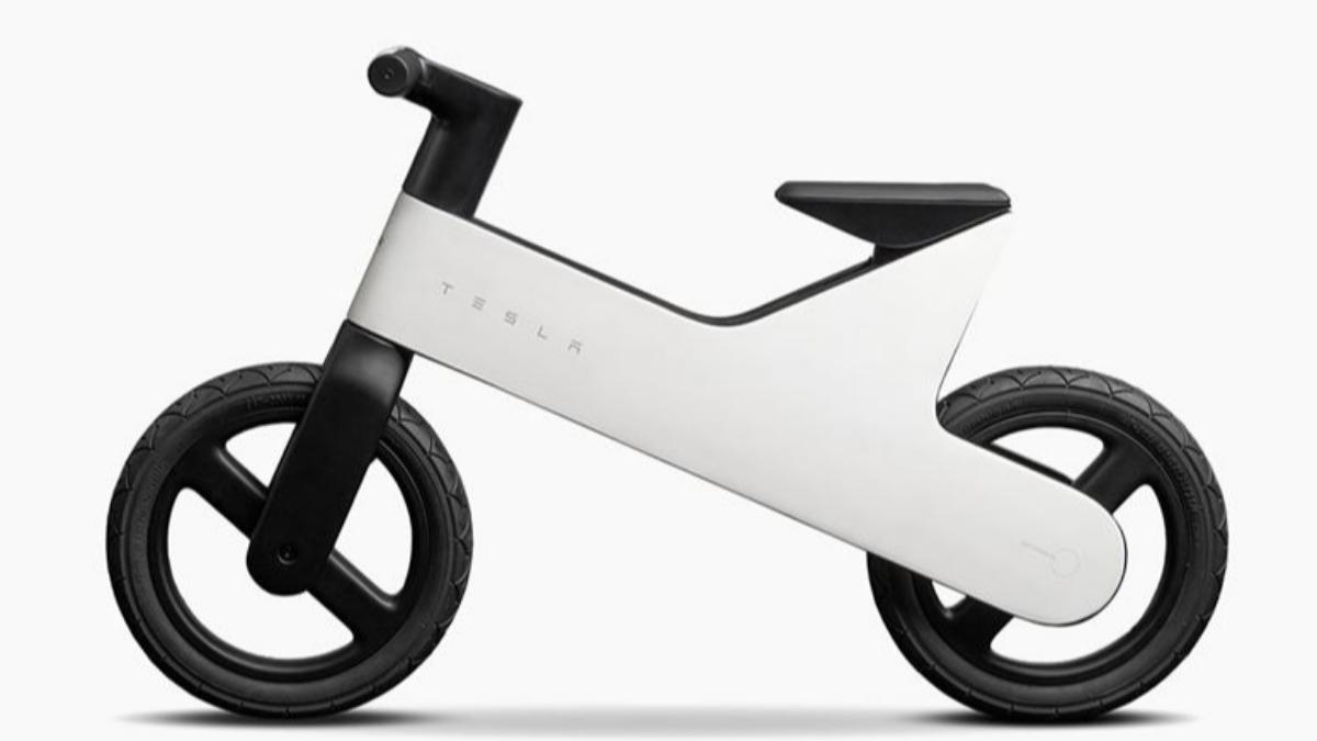 特斯拉近日再開賣全新「兒童平衡車」（Balance Bike for Kids）。（圖／特斯拉官網）