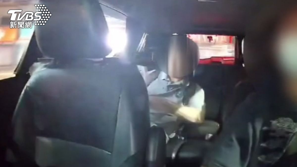 搭霸王車男子就是他，跟運將說「等一下」，人就消失！（圖／TVBS）