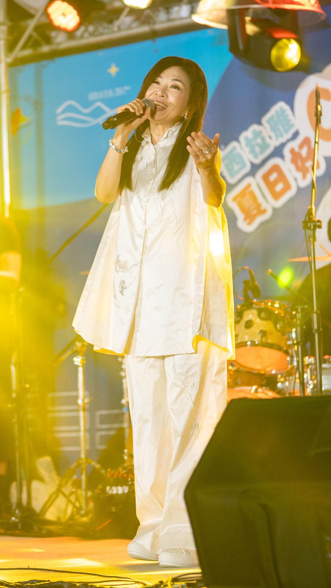 馬毓芬登台南演出。（圖／交通部觀光署西拉雅國家風景區管理處提供）