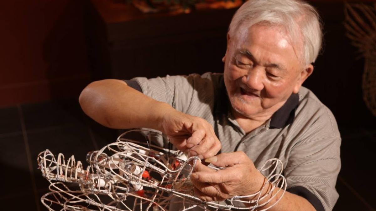 花燈工藝保存者蕭在淦辭世!享耆壽99歲 長年傳承瀕危文化