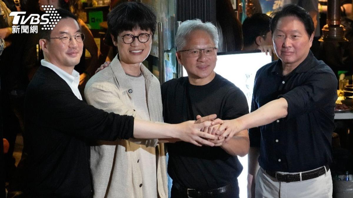 AI世紀峰會?傳黃仁勳矽谷同框南韓三巨頭 OpenAI也出席