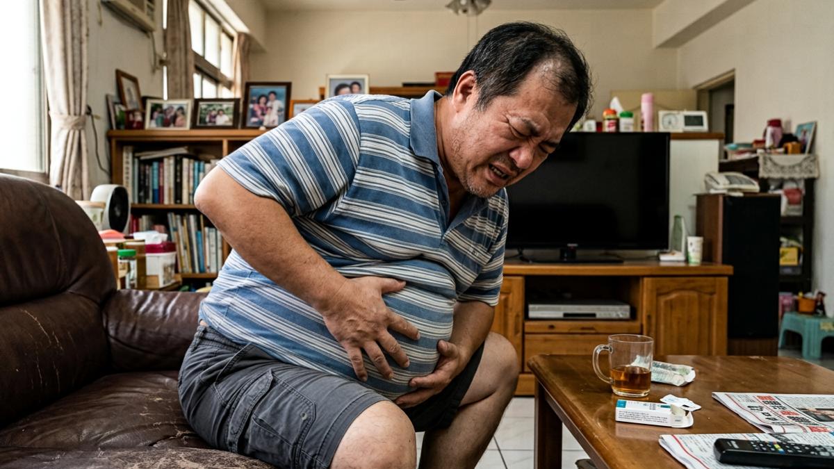 以為啤酒肚!中年男肚驚藏「30公分巨瘤」 醫:5徵兆快就醫