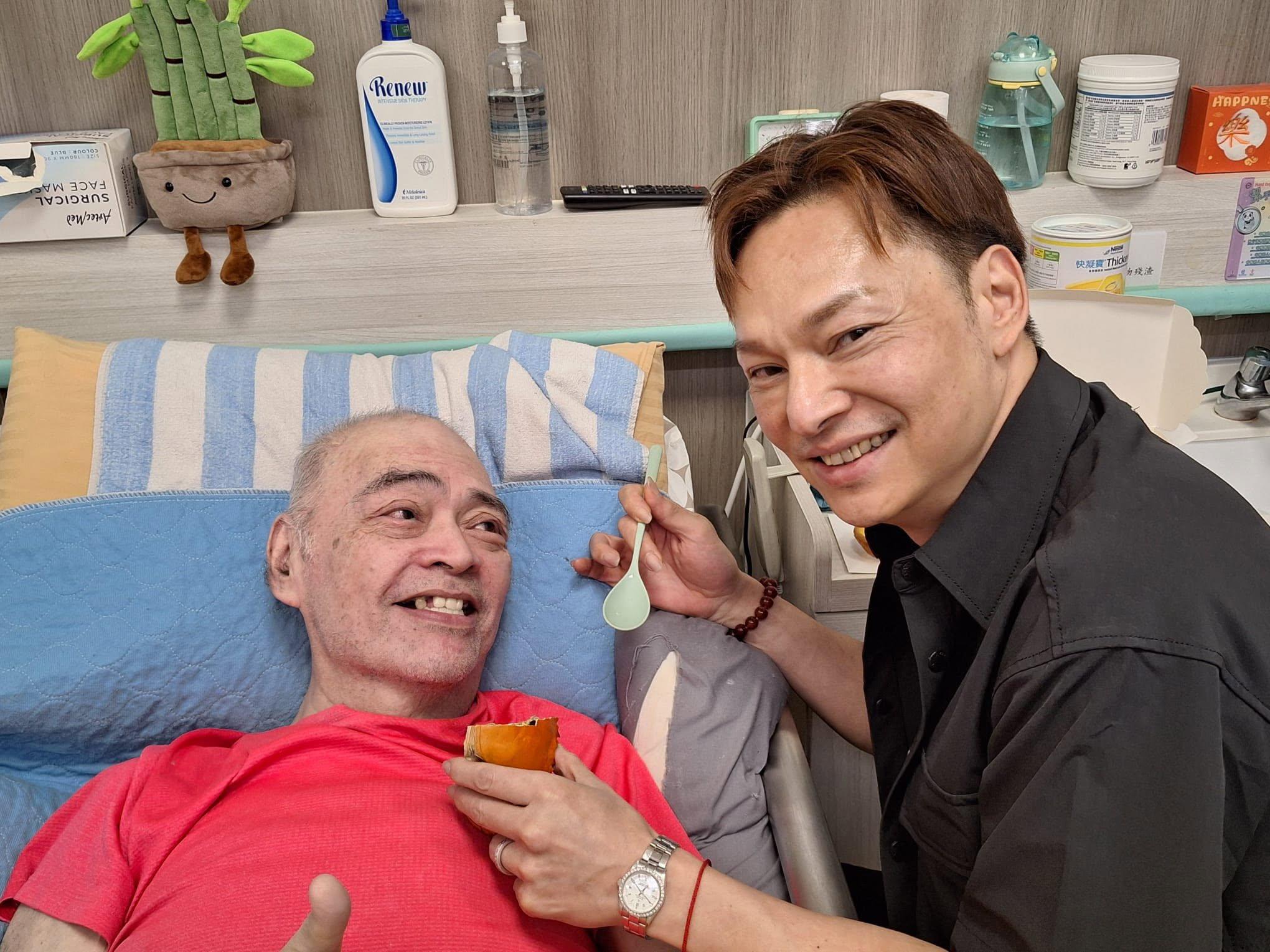 今年5月初方俊在臉書更新張偉文的近況。(圖/翻攝自方俊臉書)