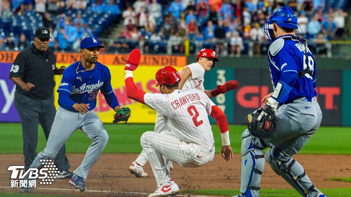 MLB/兩隊接連離奇跑壘!大谷貪功害丟分 費城人9局離譜送雙殺