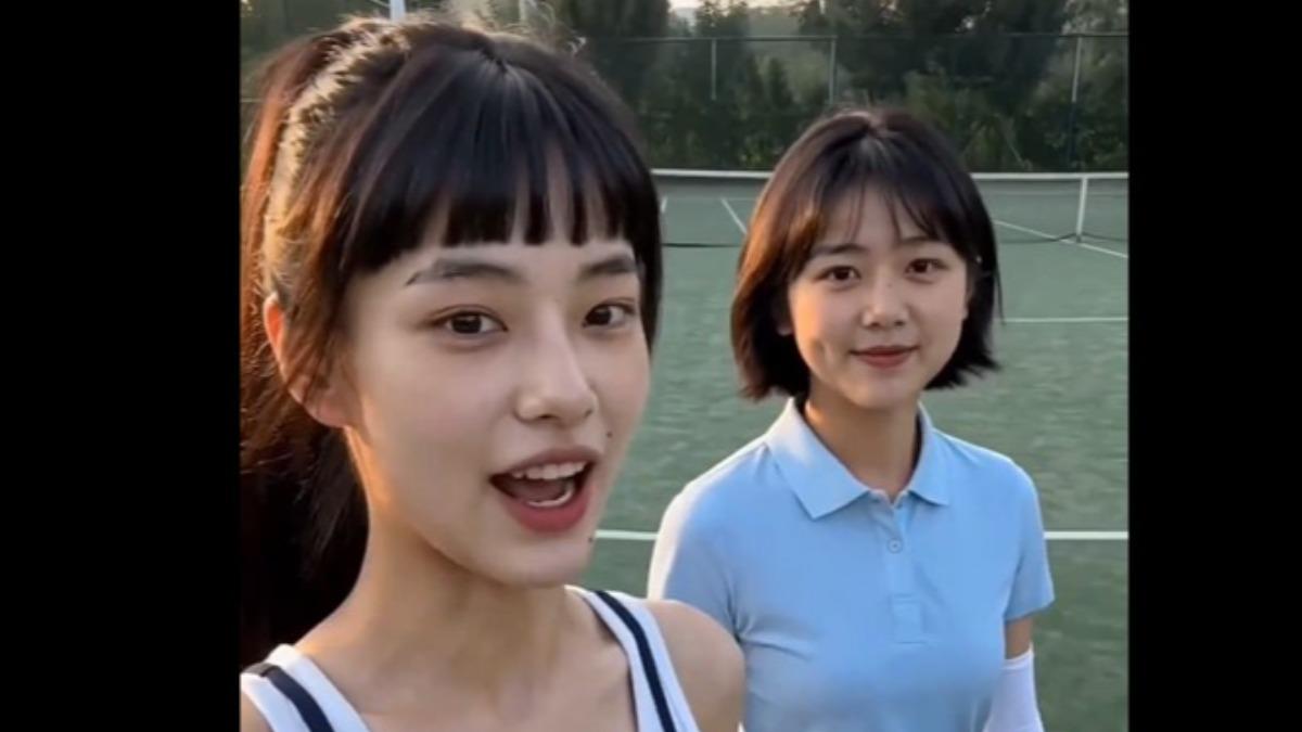 大陸短劇女主角在抖音帳號分享Vlog，追蹤數衝上35萬。（圖／抖音）