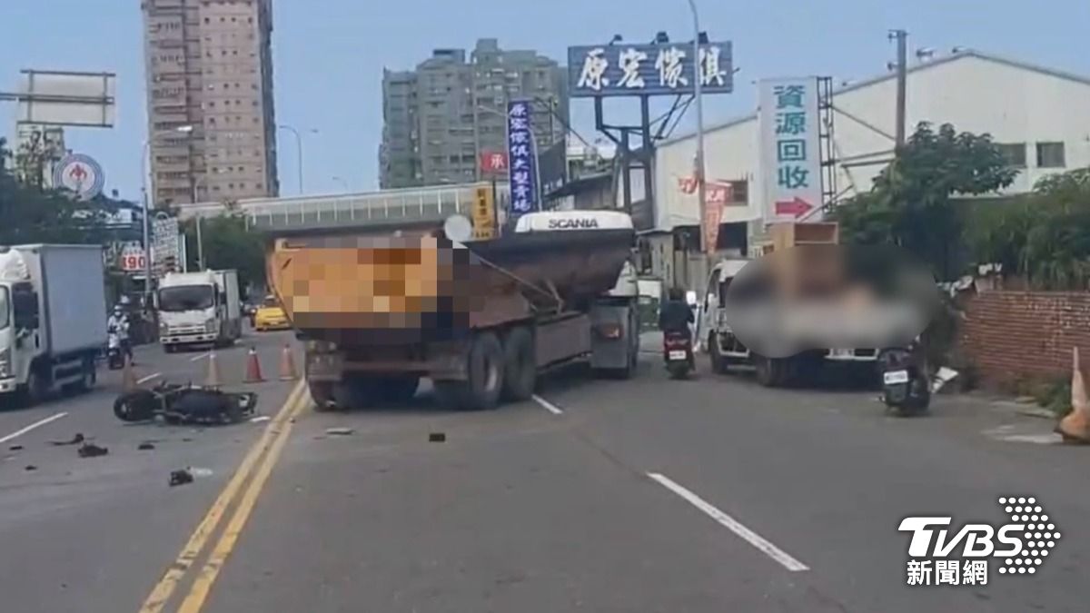36歲黃姓騎士身亡。(圖/TVBS)