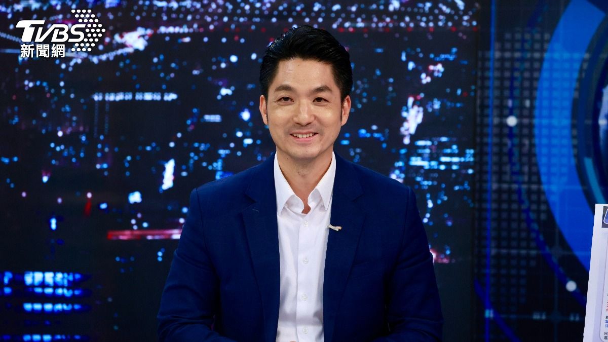 蔣萬安談起家庭笑容滿面，稱孩子們身上的優點都是來自妻子。（圖／華子琛攝）
